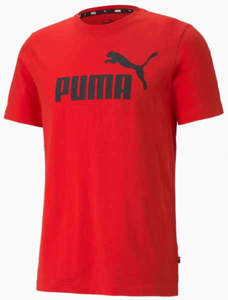 Teniso marškinėliai vyrams Puma ESS Logo Tee - high risk red