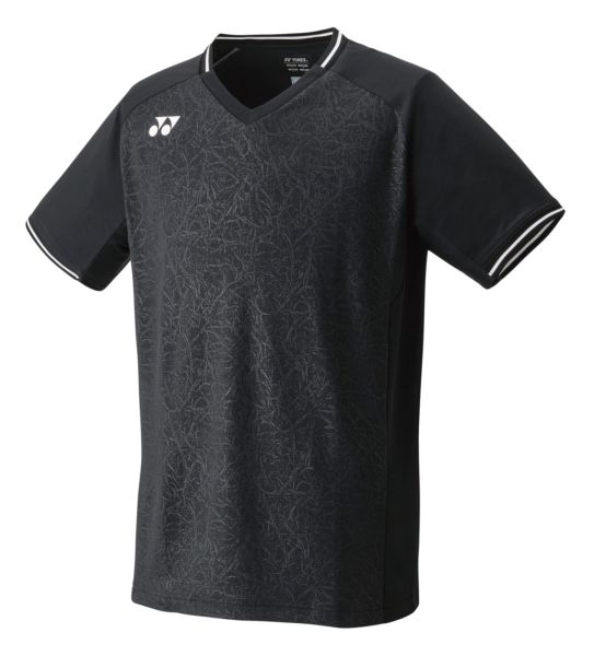 Herren Tennis-T-Shirt Yonex T-Shirt Crew Neck - black