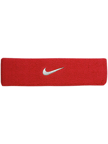 Znojnik za glavu Nike Swoosh Headband - varsity red/white