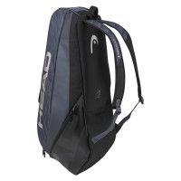 Tenis torba Head Djokovic 6R - anthracite/black Tenis torba Head Djokovic 6R - anthracite/black