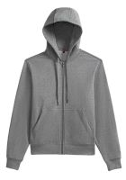 Herren Tennissweatshirt Wilson Unisex Team Zip Hoodie - medium gray heather