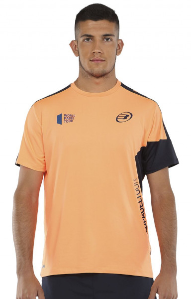Herren Tennis-T-Shirt Bullpadel Viani T-Shirt Man - naranja fluor