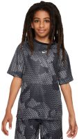 Camiseta de manga larga para niño Nike Kids Dri-Fit Short-Sleeve Top - black/white
