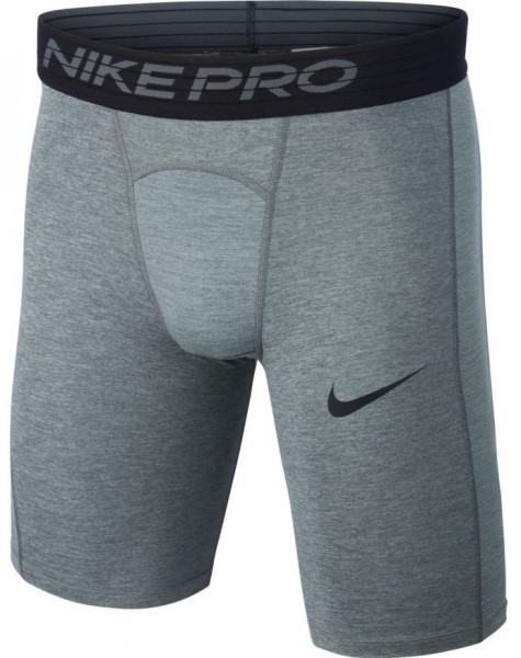  Nike Pro Short Long - smoke grey/light smoke grey/black