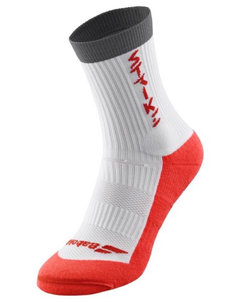Ponožky Babolat Pro 360 Men 1P - white/strike red