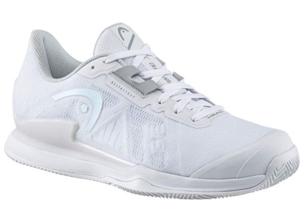 Damskie buty tenisowe Head Sprint Pro 3.5 Clay - white/iridescent