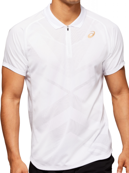  Asics Tennis M Polo Shirt - brilliant white
