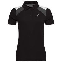 Dámské polo tričko Head Club 22 Tech Polo Shirt W - black