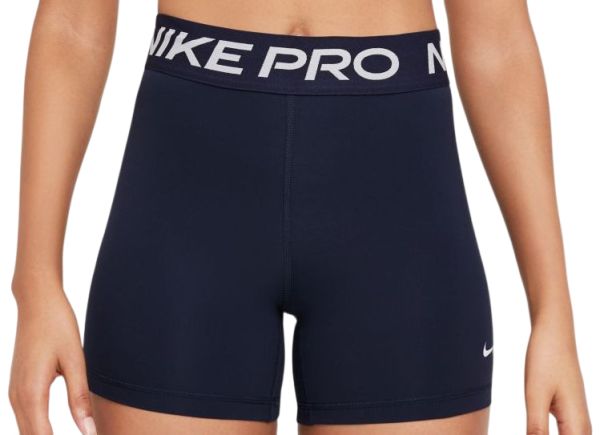 Damen Tennisshorts Nike Pro 365 Short 5in W - obsidian/white
