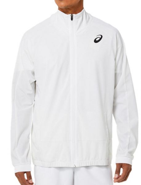 Pánske mikiny Asics Men Match Jacket - brilliant white