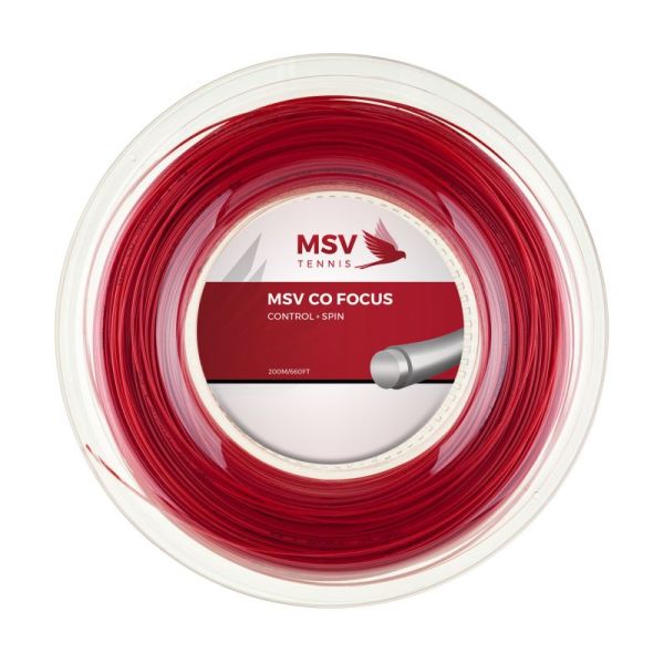 Cordaje de tenis MSV Co. Focus (200 m) - red