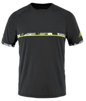 Men's T-shirt Babolat Aero Crew Neck Tee - black/black
