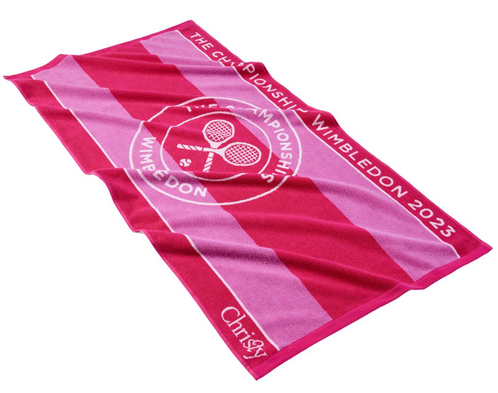 Towel Wimbledon Championship Towel 2023 - rose/fuchsia | Tennis Zone ...