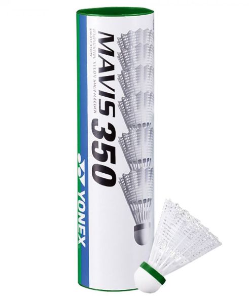 Μπάλες μπάντμιντον Yonex Mavis 350 Nylon 6P - white