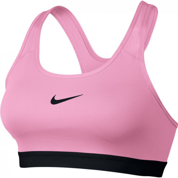  Nike Classic Pad Bra - pink rise/black/black