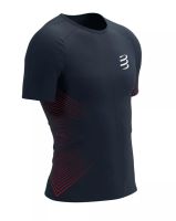Herren Tennis-T-Shirt Compressport Performance SS Tshirt - salute/high risk red