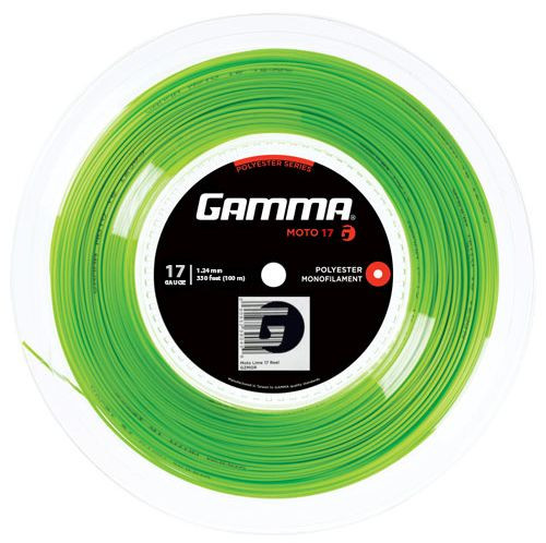 Tenisový výplet Gamma MOTO (100 m) - lime