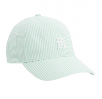 Tennisemüts Tommy Hilfiger Summer Seersucker - spring lime stripe