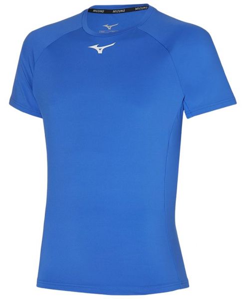 Herren Tennis-T-Shirt Mizuno AW22 Tee - nebulas blue