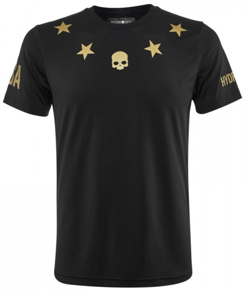  Hydrogen US Open Stars T-Shirt - black/gold