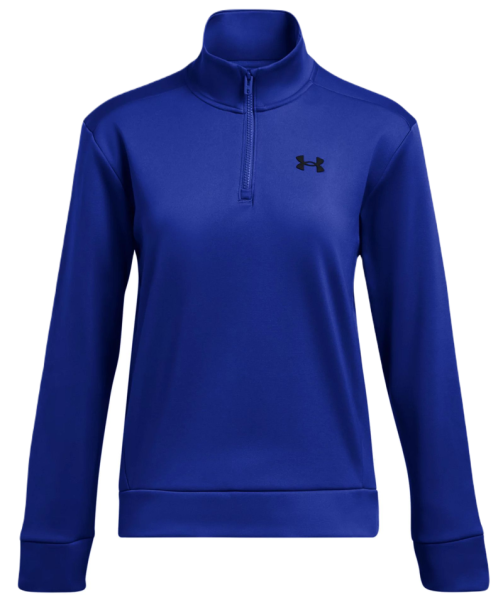 Damen Tennissweatshirt Under Armour Women's Armour Fleece QZ - blue
