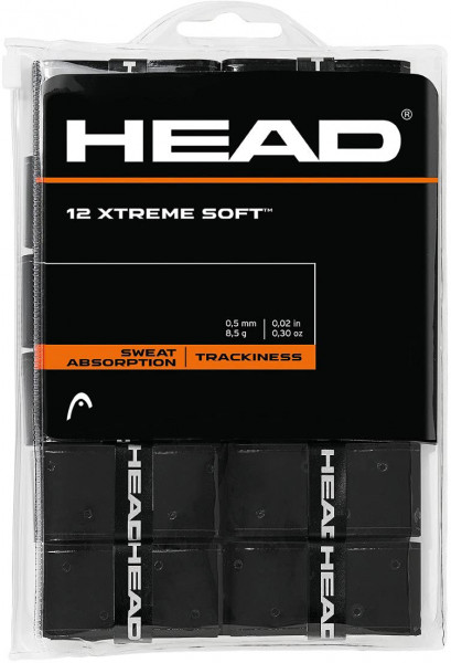 Viršutinės koto apvijos Head Xtremesoft (12 vnt.) - black