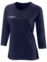 Women's long sleeve T-shirt Wilson Team II 3/4 Sleeve Tch Tee W - team navy
