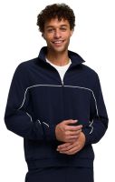 Herren Tennissweatshirt Wilson Team Woven Jacket Colorblock - classic navy