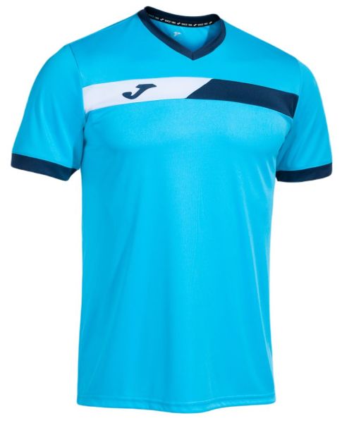 T-shirt pour hommes Joma Court Short Sleeve T-Shirt - Turquoise