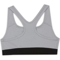 Sportski grudnjak za djevojke Nike Swoosh Bra G - carbon heather/white Sportski grudnjak za djevojke Nike Swoosh Bra G - carbon heather/white