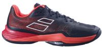 Vīriešiem tenisa apavi Babolat Jet Mach 3 All Court Men - black/poppy red Vīriešiem tenisa apavi Babolat Jet Mach 3 All Court Men - black/poppy red