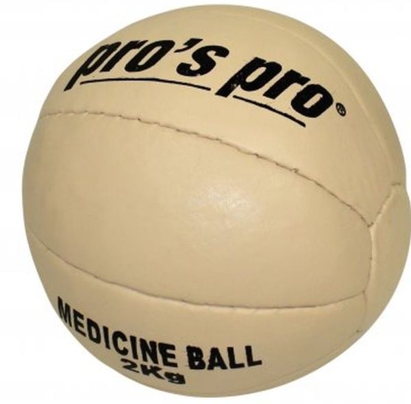 Медицинска топка Pro's Pro Medizinball Leder 2 kg