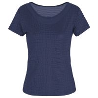 Naiste T-särk EA7 Woman Jersey T-shirt - fancy navy blue