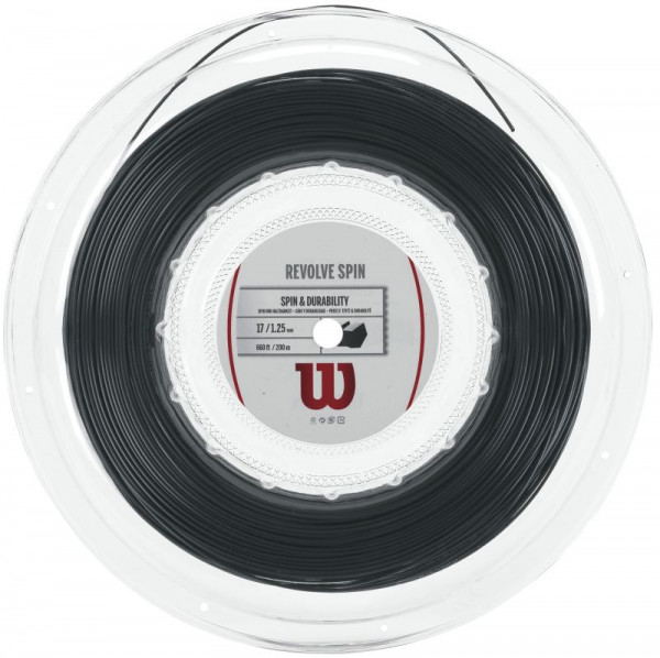 Cordes de tennis Wilson Revolve Spin (200 m) - black