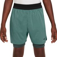 Pantaloncini per ragazzi Nike Kids Dri-Fit Adventage Multi Tech Shorts - Multicolore, Nero, Verde