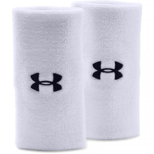 Under Armour Performance Wristbands 15cm - white