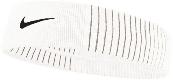 Frottee Stirnband Nike Dri-Fit Reveal Headband - white/cool gray/black