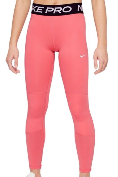 Spodnie dziewczęce Nike Pro G Tight - pink salt/white
