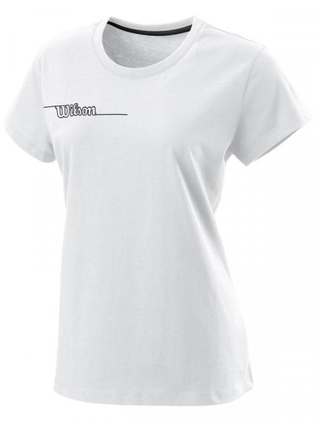 Damen T-Shirt Wilson Team II Tech Tee W - white