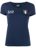 Damski T-shirt EA7 Women Jersey T-Shirt - navy blue