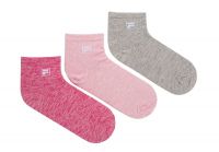 Zokni Fila Quarter Plain Socks 3P - lady melange