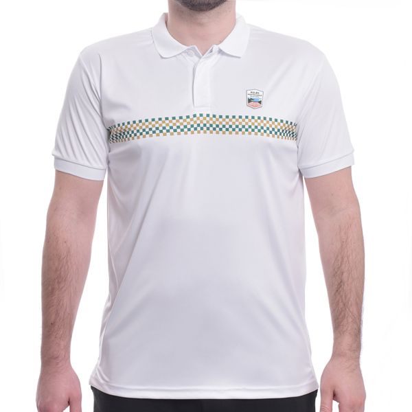 Pánské tenisové polo tričko Monte-Carlo Rolex Masters Front Print Polo - white