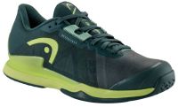 Chaussures de tennis pour hommes Head Sprint Pro 3.5 - forest green/light green