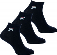 Čarape za tenis Fila Quarter Plain Socks F9303 3P - navy