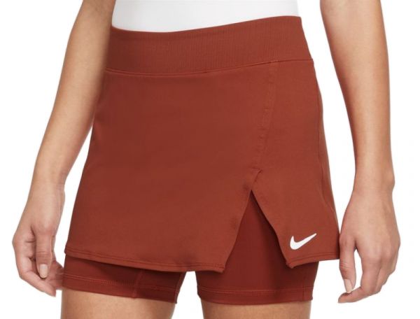 Damen Tennisrock Nike Court Victory Skirt - cinnabar/white