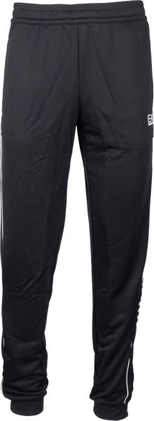 Pantalons de tennis pour hommes EA7 Man Jersey - Noir