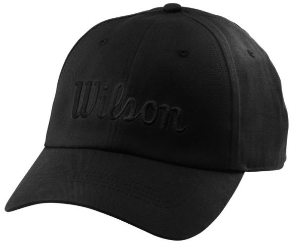 Tenisa cepure Wilson Script Twill Hat - black/black