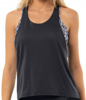 Naiste tennisetopp Lucky in Love On The Prowl Party Animal Layer Tank Women - charcoal