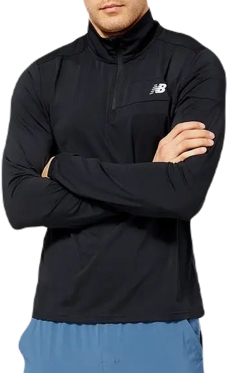 New Balance Accelerate Half Zip Black