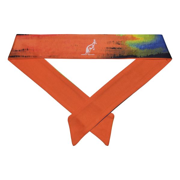 Bandanna Australian Blaze Head Tie - arancio acceso